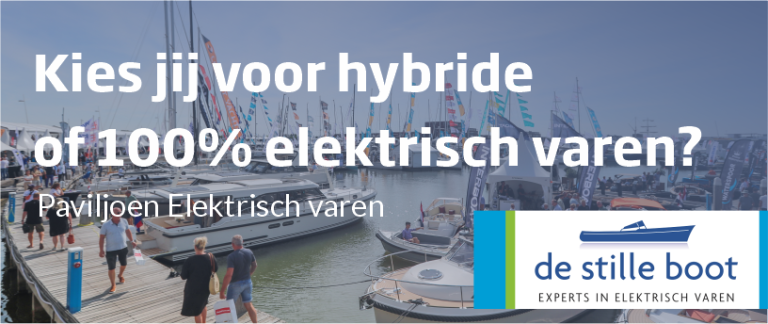 Kies jij voor hybride of 100% elektrisch op de Hiswa te Water ’23?