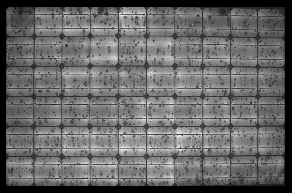 electroluminescence Solbian module