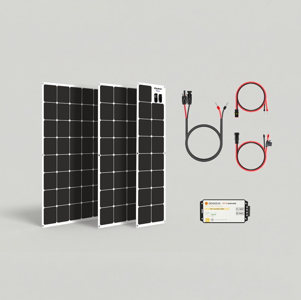 SunBender panelen en Solar Kit